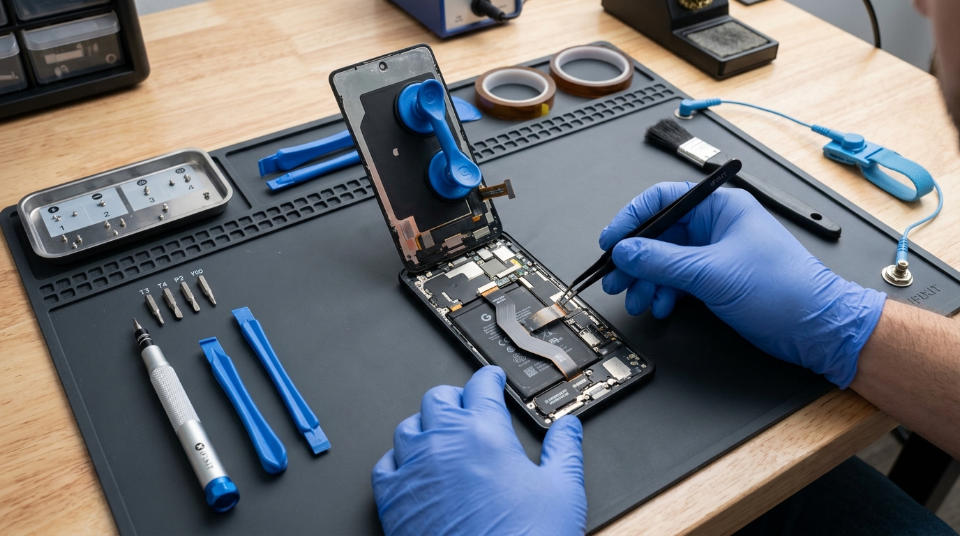 Fast Screen & Battery Intake with 16-Point QA